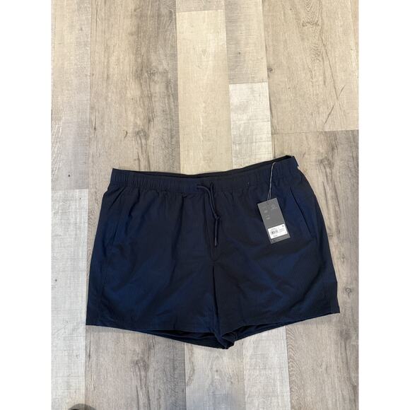 VRST Shorts Mens 2XL Navy Blue Everyday 5.5 UV Protection Relaxed Fit Stretch - Picture 2 of 9